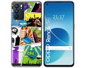 Funda Silicona para Oppo Reno 6 5G diseño Comic Dibujos