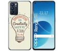 Funda Silicona para Oppo Reno 6 5G diseño Creativity Dibujos