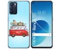 Funda Silicona para Oppo Reno 6 5G diseño Furgoneta Dibujos