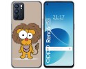 Funda Silicona para Oppo Reno 6 5G diseño Leon Dibujos