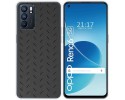 Funda Silicona para Oppo Reno 6 5G diseño Metal Dibujos