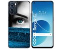 Funda Silicona para Oppo Reno 6 5G diseño Ojo Dibujos
