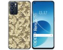 Funda Silicona para Oppo Reno 6 5G diseño Sand Camuflaje Dibujos