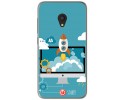 Funda Gel Tpu para Alcatel U5 (4G) / Orange Rise 52 Diseño Cohete Dibujos