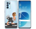 Funda Silicona Transparente para Oppo Reno 6 Pro 5G diseño Avestruz Dibujos