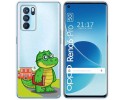 Funda Silicona Transparente para Oppo Reno 6 Pro 5G diseño Coco Dibujos