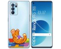 Funda Silicona Transparente para Oppo Reno 6 Pro 5G diseño Leopardo Dibujos