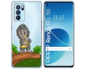 Funda Silicona Transparente para Oppo Reno 6 Pro 5G diseño Mono Dibujos
