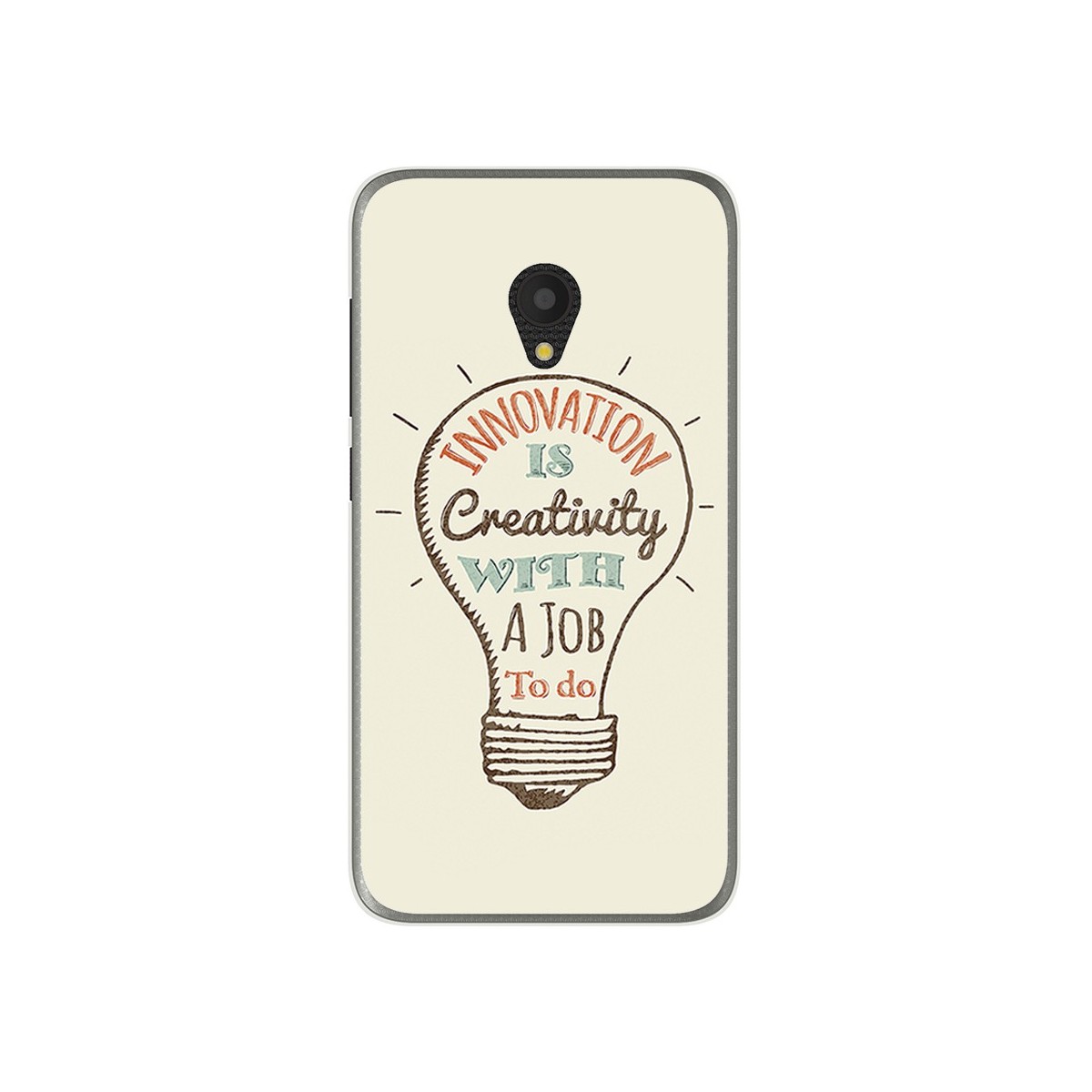 Funda Gel Tpu para Alcatel U5 (4G) / Orange Rise 52 Diseño Creativity Dibujos