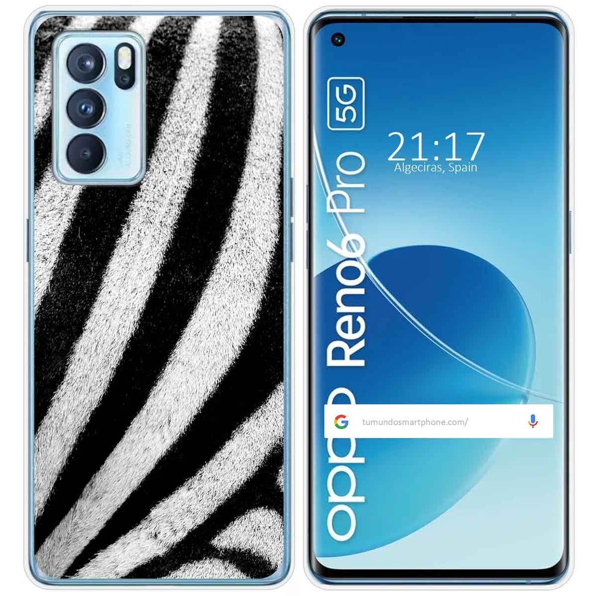 Funda Silicona para Oppo Reno 6 Pro 5G diseño Animal 02 Dibujos