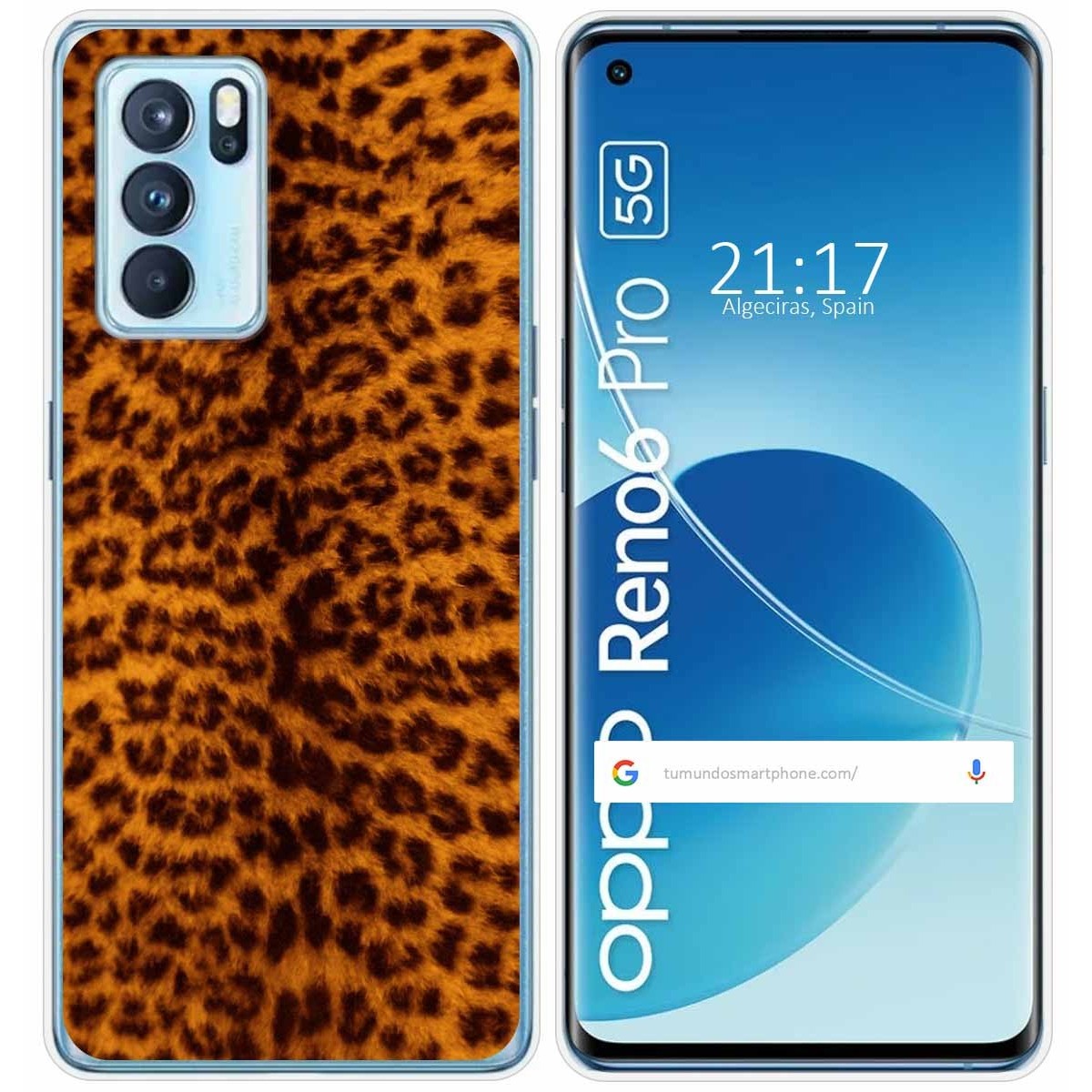Funda Silicona para Oppo Reno 6 Pro 5G diseño Animal 03 Dibujos