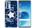 Funda Silicona para Oppo Reno 6 Pro 5G diseño Camuflaje 03 Dibujos