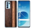 Funda Silicona para Oppo Reno 6 Pro 5G diseño Madera 05 Dibujos