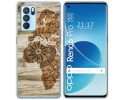 Funda Silicona para Oppo Reno 6 Pro 5G diseño Madera 07 Dibujos