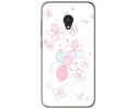 Funda Gel Tpu para Alcatel U5 (4G) / Orange Rise 52 Diseño Flores Minimal Dibujos