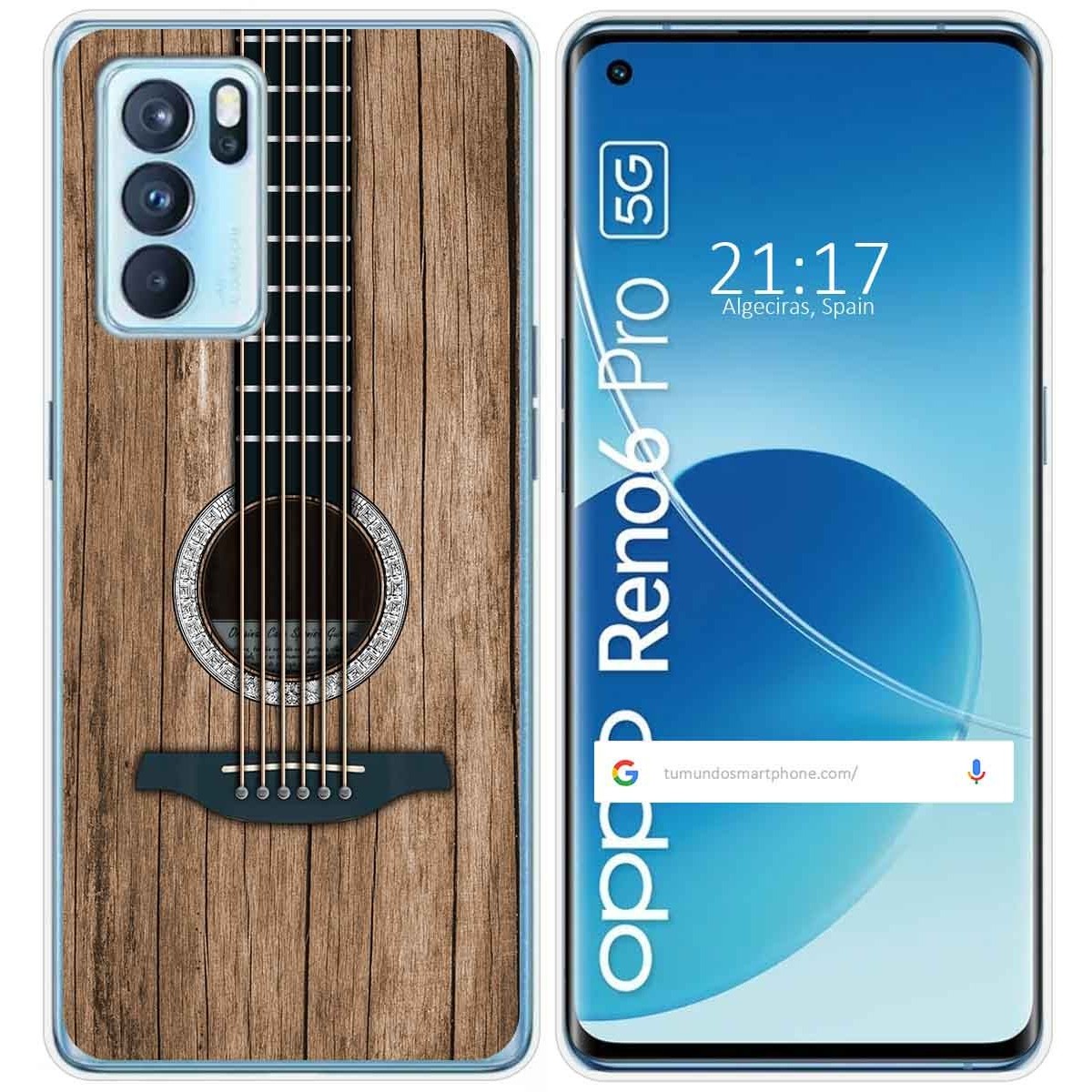 Funda Silicona para Oppo Reno 6 Pro 5G diseño Madera 11 Dibujos