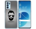 Funda Silicona para Oppo Reno 6 Pro 5G diseño Barba Dibujos