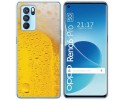Funda Silicona para Oppo Reno 6 Pro 5G diseño Cerveza Dibujos