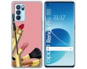 Funda Silicona para Oppo Reno 6 Pro 5G diseño Brochas Dibujos