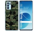 Funda Silicona para Oppo Reno 6 Pro 5G diseño Camuflaje Dibujos
