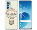 Funda Silicona para Oppo Reno 6 Pro 5G diseño Creativity Dibujos