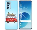 Funda Silicona para Oppo Reno 6 Pro 5G diseño Furgoneta Dibujos