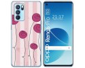 Funda Silicona para Oppo Reno 6 Pro 5G diseño Flores Vintage Dibujos
