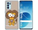 Funda Silicona para Oppo Reno 6 Pro 5G diseño Leon Dibujos