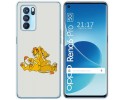 Funda Silicona para Oppo Reno 6 Pro 5G diseño Leones Dibujos