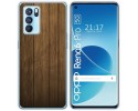 Funda Silicona para Oppo Reno 6 Pro 5G diseño Madera Dibujos