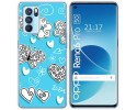 Funda Silicona para Oppo Reno 6 Pro 5G diseño Mariposas Dibujos