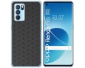 Funda Silicona para Oppo Reno 6 Pro 5G diseño Metal Dibujos