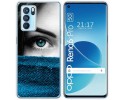 Funda Silicona para Oppo Reno 6 Pro 5G diseño Ojo Dibujos