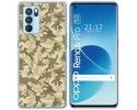 Funda Silicona para Oppo Reno 6 Pro 5G diseño Sand Camuflaje Dibujos