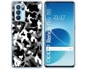 Funda Silicona para Oppo Reno 6 Pro 5G diseño Snow Camuflaje Dibujos