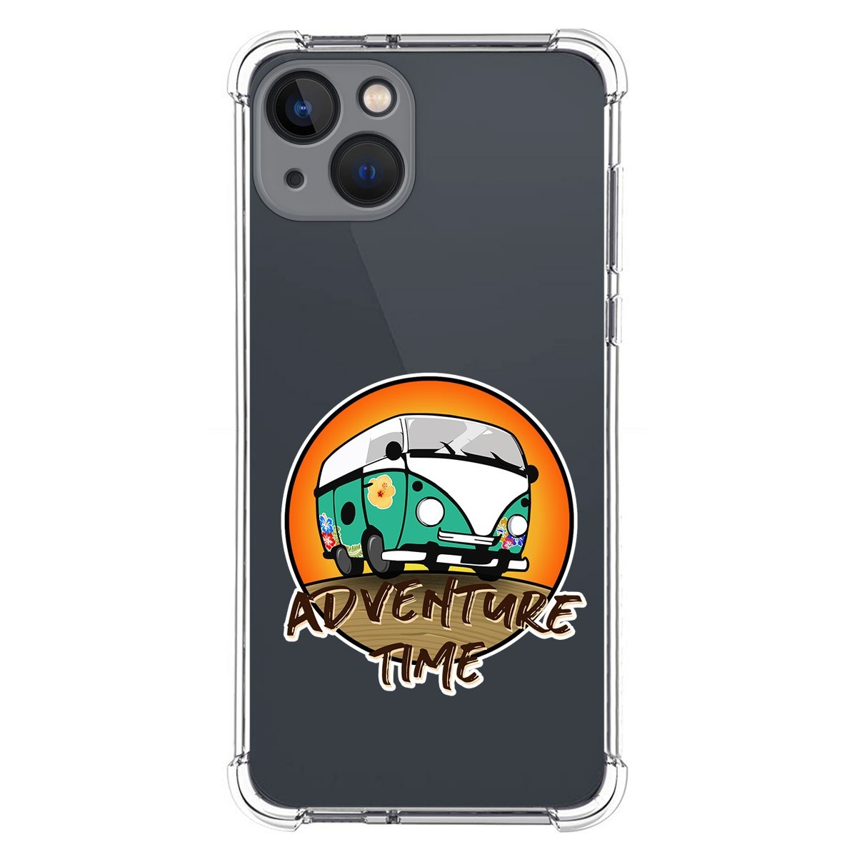 Funda Silicona Antigolpes compatible con Iphone 13 (6.1) diseño Adventure Time Dibujos