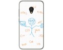 Funda Gel Tpu para Alcatel U5 (4G) / Orange Rise 52 Diseño Informatico Dibujos