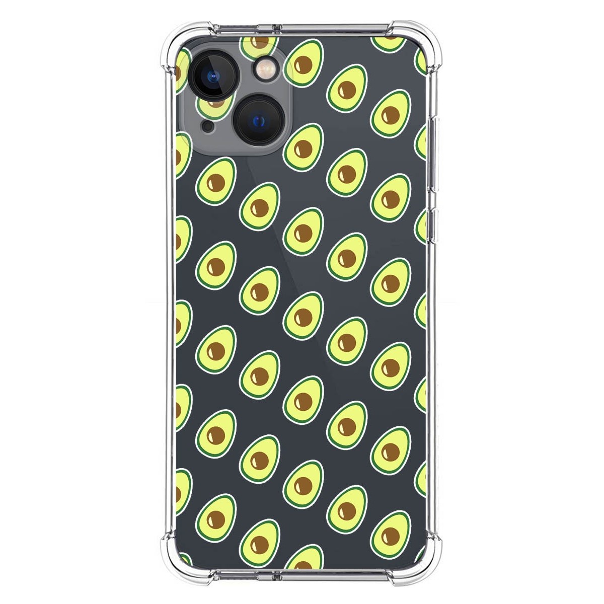 Funda Silicona Antigolpes compatible con Iphone 13 (6.1) diseño Aguacate Dibujos