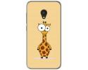 Funda Gel Tpu para Alcatel U5 (4G) / Orange Rise 52 Diseño Jirafa Dibujos