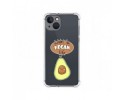 Funda Silicona Antigolpes compatible con Iphone 13 (6.1) diseño Vegan Life Dibujos