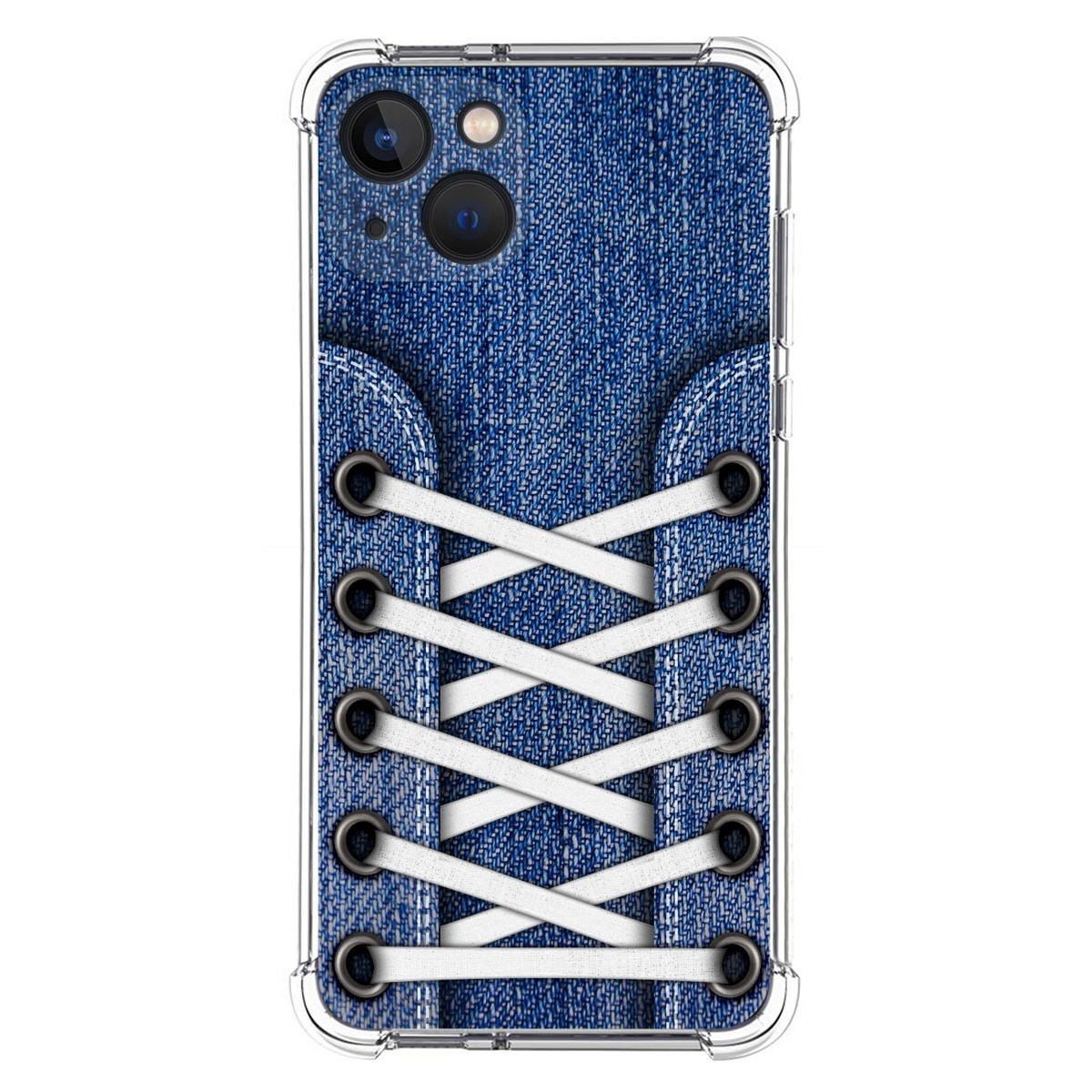 Funda Silicona Antigolpes compatible con Iphone 13 (6.1) diseño Zapatillas 01 Dibujos