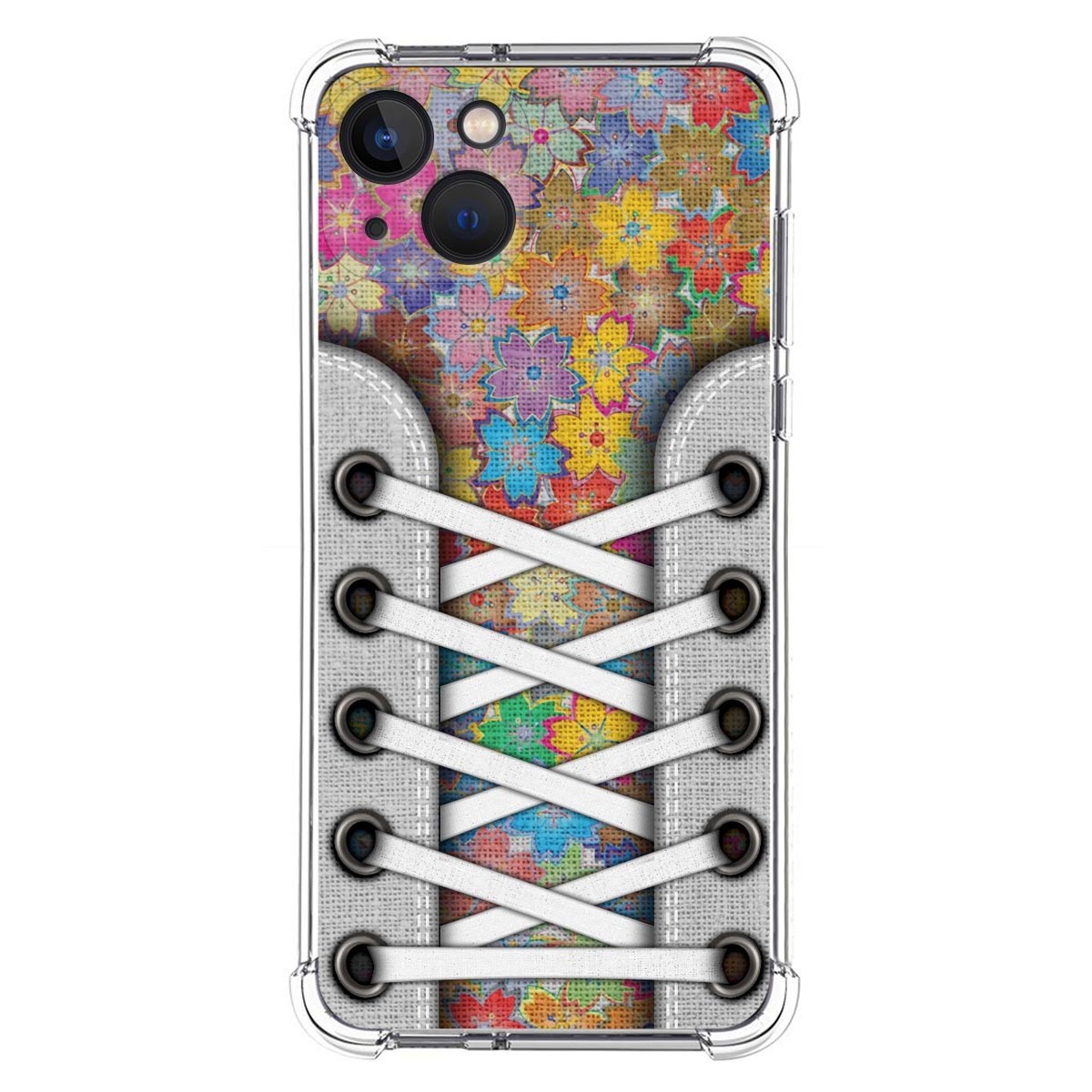 Funda Silicona Antigolpes compatible con Iphone 13 (6.1) diseño Zapatillas 05 Dibujos