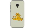 Funda Gel Tpu para Alcatel U5 (4G) / Orange Rise 52 Diseño Leones Dibujos