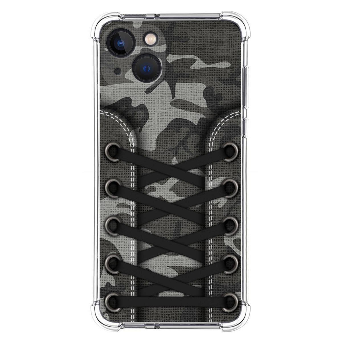 Funda Silicona Antigolpes compatible con Iphone 13 (6.1) diseño Zapatillas 15 Dibujos