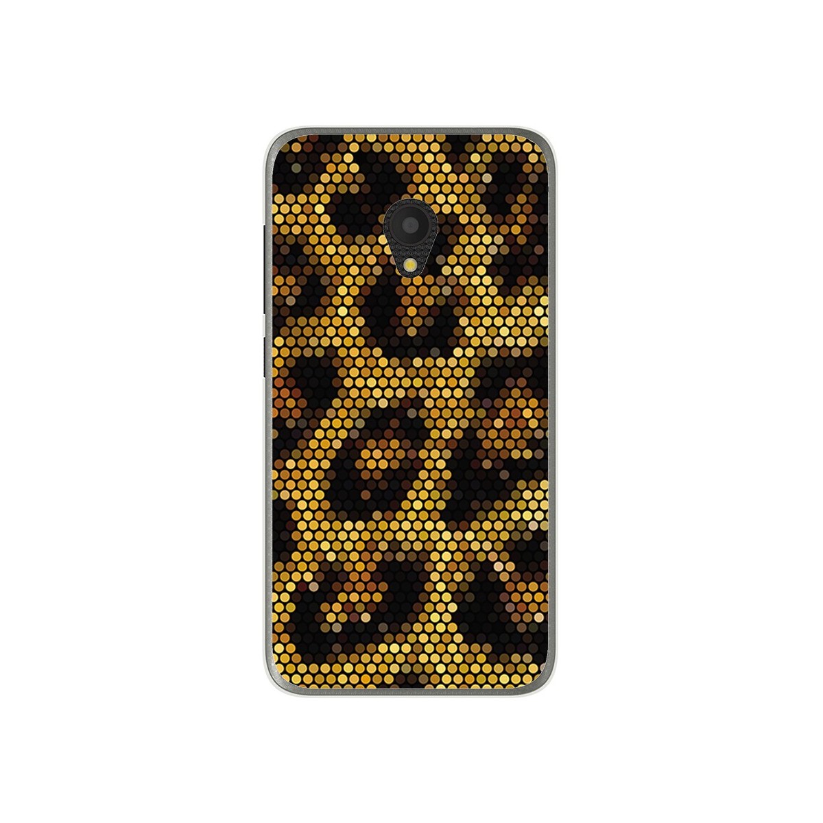 Funda Gel Tpu para Alcatel U5 (4G) / Orange Rise 52 Diseño Leopardo Dibujos