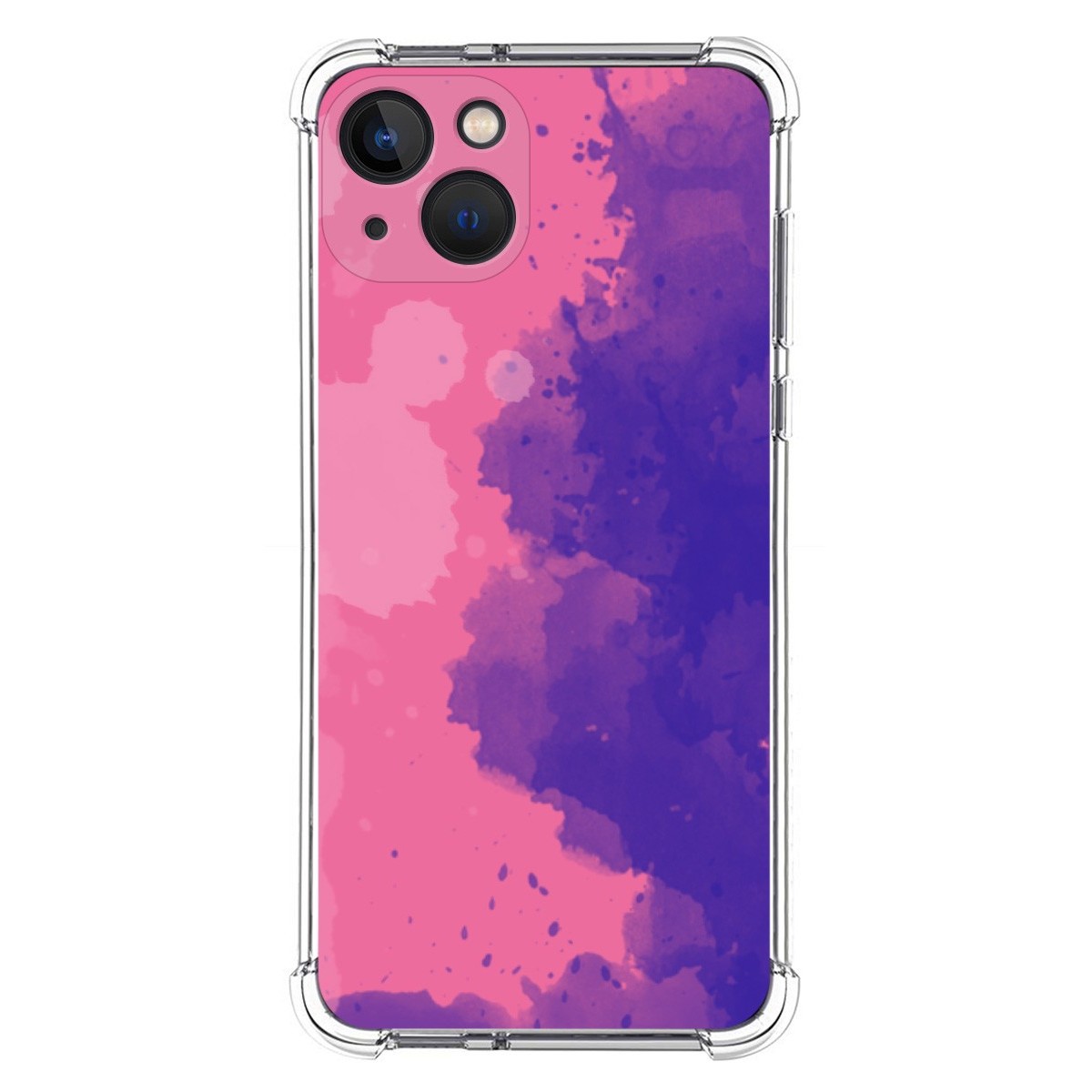 Funda Silicona Antigolpes compatible con Iphone 13 (6.1) diseño Acuarela 07 Dibujos
