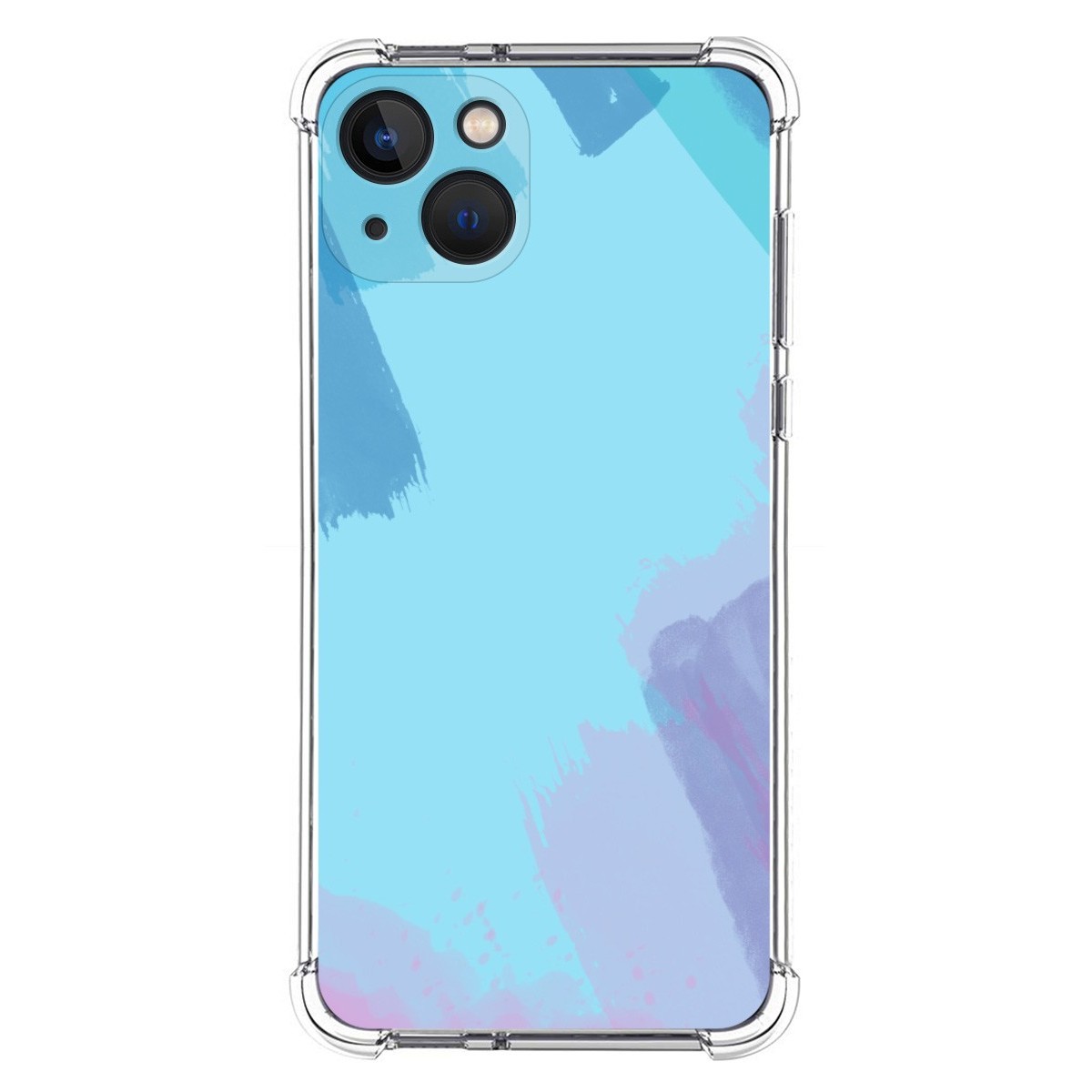 Funda Silicona Antigolpes compatible con Iphone 13 (6.1) diseño Acuarela 10 Dibujos