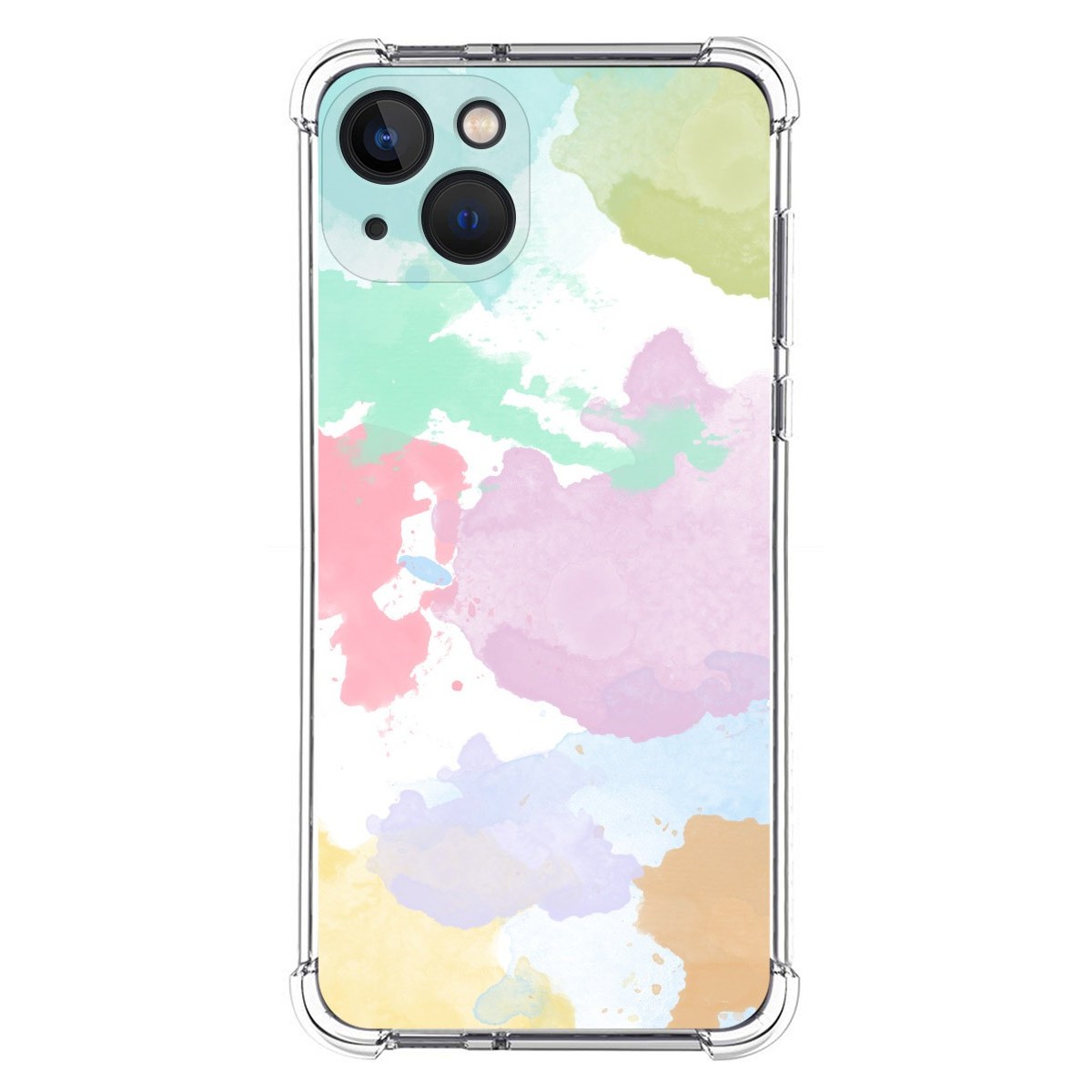 Funda Silicona Antigolpes compatible con Iphone 13 (6.1) diseño Acuarela 11 Dibujos