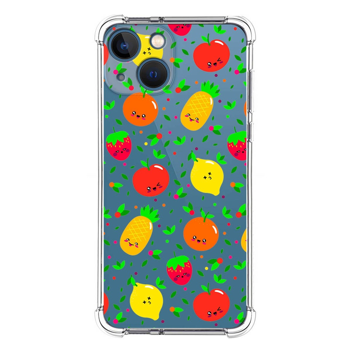 Funda Silicona Antigolpes compatible con Iphone 13 Mini (5.4) diseño Frutas 01 Dibujos