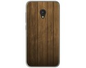 Funda Gel Tpu para Alcatel U5 (4G) / Orange Rise 52 Diseño Madera Dibujos